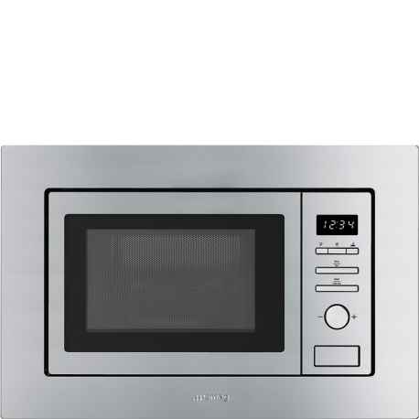 Microondas integrable SMEG FMI020X, con Grill, Inoxidable