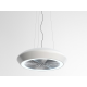 Campana isla  PANDO SKYLOOP CER/69 BL 1000 ECO FCA 9722, 70 cm, Blanco, Clase A