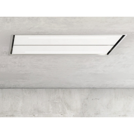 Campana de techo  PANDO E-231/130 CR-BL V.1000 ECO SEC 9749, Más de 90 cm, Blanco, Clase B
