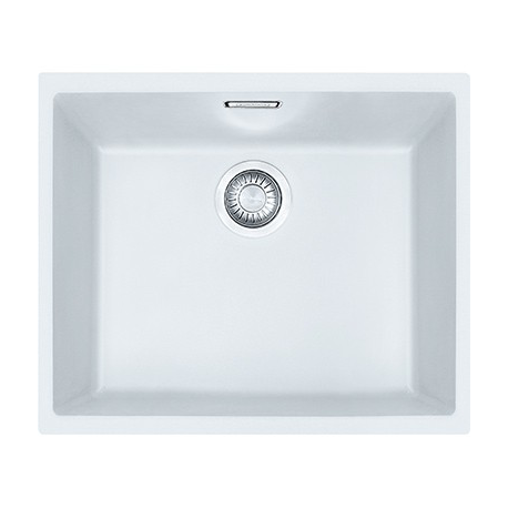 Fregadero bajo encimera FRANKE SID-110-50 BLANCO POLAR FREG. SIRIUS.  125.0332.323. Una cubeta. Blanco. acabado sintético. Para mueble de 60