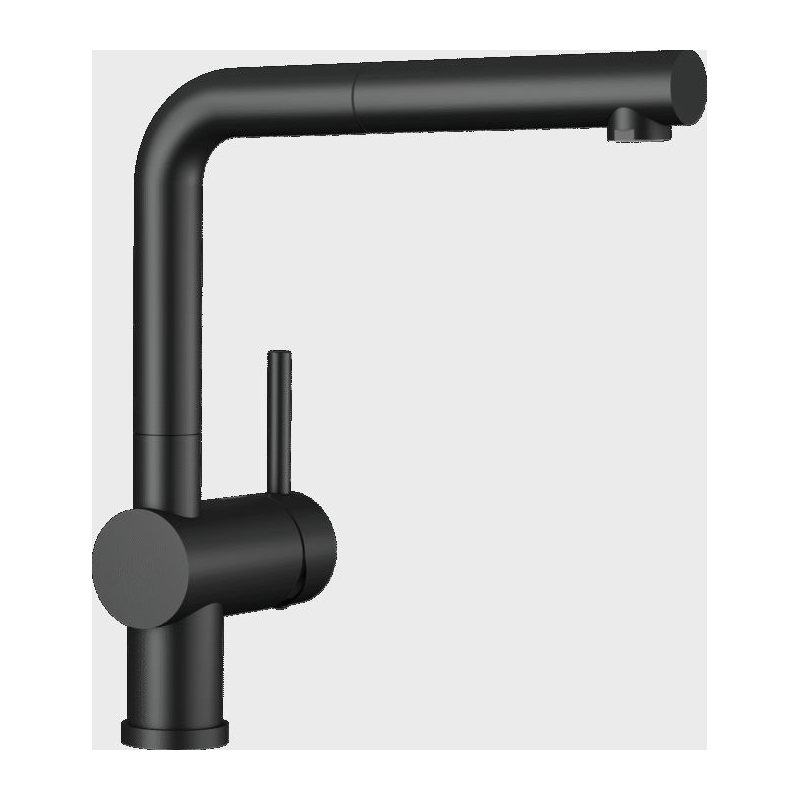 Cocina blanca con grifo negro hotsell