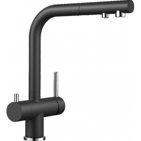 Grifo de cocinaBLANCO 525200 FONTAS-S II ANTRACITA , Antracita, extraible , osmotico