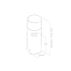 Campana isla ELICA TUBE PRO ISLAND IX/A/43, Menos de 60 cm, Inoxidable, Clase menor B