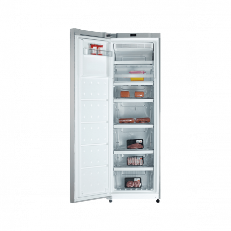Congelador vertical EAS ELECTRIC EMZ185SX1, No Frost, Inoxidable, Clase A++