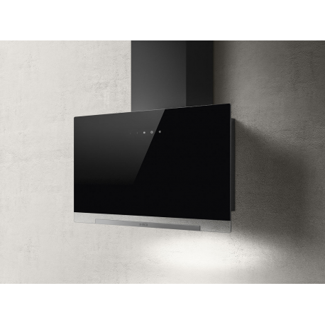 Campana decorativa ELICA APLOMB BL/A/60 PRF0166938, 60 cm, Negro, Clase A