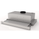 Integradas y Grupos filtrantes PANDO GR20/60 GRIS FRONTAL INOX V.700 ECS Ref 10047, 60 cm, Integrable,Clase menor B