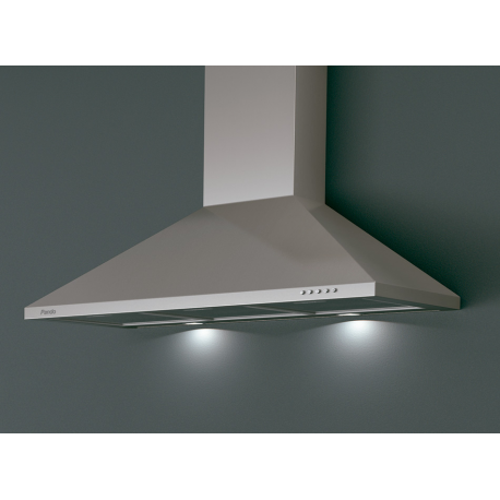 Campana decorativa pared PANDO P-221/70 IX 730 E.C.S. 230/50 Ref 10082, 70 cm, Inoxidable,Clase B