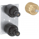 Grifo de ducha GROHE 18072000 GROHTHERM ATTRAPPE P.1000/2000/3000, Cromo, Con equipo de ducha