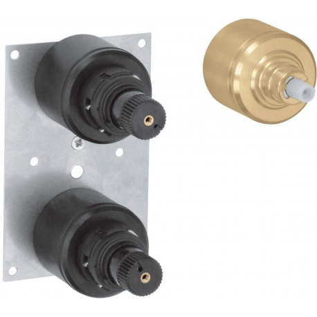 Grifo de ducha GROHE 18072000 GROHTHERM ATTRAPPE P.1000/2000/3000, Cromo, Con equipo de ducha