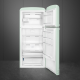 Frigorífico 2 puertas SMEG FAB50RPG5, No Frost, Verde agua, Clase A++