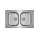 Fregaderos sobre encimera TEKA UNIVERSE 80 T-XP 2C Ø, Dos cubetas, Inoxidable, acabado aceroPara mueble de 80 cm. 115040008