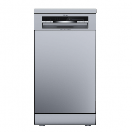 Lavavajillas libre inst 45 cm TEKA DFS 44750 INOX 114310004 , 10 cubiertos, 3ª bandeja, Inoxidable Nueva clase E