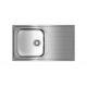 Fregaderos bajo encimera TEKA UNIVERSE 50 T-XP 1C 1E PLUS D 115110024 , Una cubeta, con escurridor, Inoxidable, acabado acero
