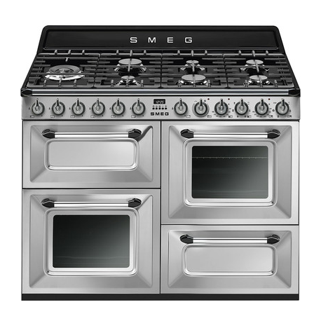 Cocina horno eléctrico SMEG TR4110X-1, 7 zonas, Inoxidable, Zona Gigante