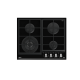 Encimera a gas TEKA EXACT FLAME GZC 64320 XBA BK NEGRO BUT (NAT) 112570191, 2 zonas, Negro, acabado biselado, Zona Gigante