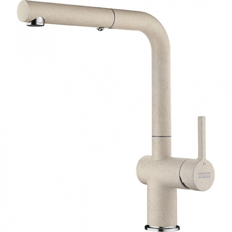 Grifo de cocina FRANKE 115.0653.388 MONOMANDO ACTIVE PLUS PULLOUT CAFE CR II , Crema, extraible  Sobre encimera