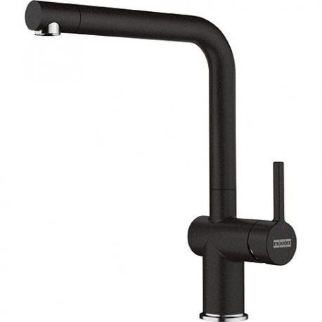 Grifo de cocina FRANKE 115.0653.373 MONOMANDO ACTIVE PLUS ONYX II , Negro, extraible  Sobre encimera