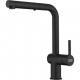 Grifo de cocina FRANKE 115.0653.382 MONOMANDO ACTIVE PLUS PULLOUT BK MATT II , Negro, extraible  Sobre encimera