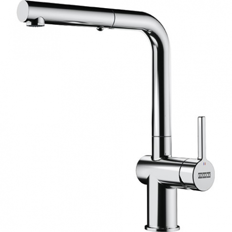 Grifo de cocina FRANKE 115.0653.379 MONOMANDO ACTIVE PLUS PULLOUT CROM SPRAY , Cromo, extraible  Sobre encimera