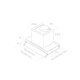 Grupo filtrante ELICA BOX IN LX/BL MAT /A/90, 90 cm, Integrable, Clase B,