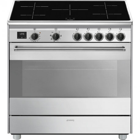Cocina Eléctrica SMEG BG91IX2. Más de 4 zonas, Inoxidable,. Clase A