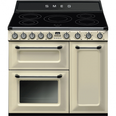 Cocina Eléctrica SMEG TR93IP2. Más de 4 zonas, Crema,. Clase A