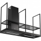 Campana isla FRANKE CAMPANA MTHOS T-SHELF FMY BK MATT F180 . 325.0678.073. 80 cm, Negro,. Clase A