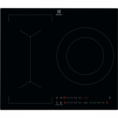Encimera Inducción ELECTROLUX LIV63340CK. 3 zonas. Negro.