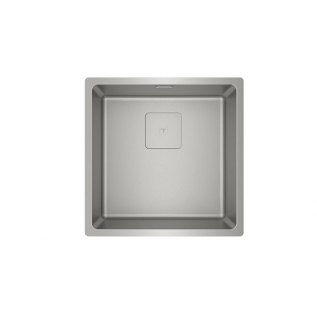 Fregadero tripe instalacion FLEXLINEA RS15 40.40 FORTINOX. 115000061. Una cubeta. Inoxidable. acabado acero. Para mueble de 50 