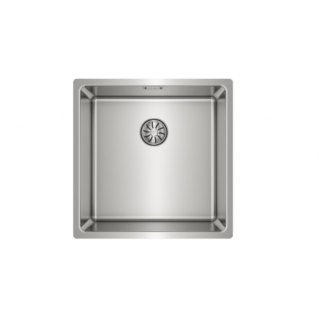 Fregadero tripe instalacion BE LINEA RS15 40.40 PURECLEAN. 115000064. Una cubeta. Inoxidable. acabado acero. Para mueble de 50 