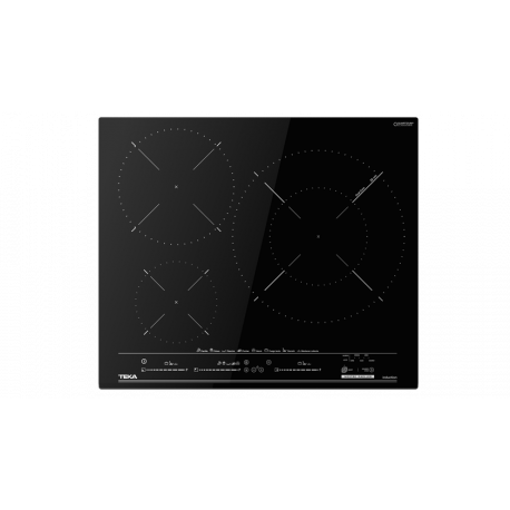 Encimera Inducción MESTREPAELLER IZC 63632 MST BK. 112500055. 3 zonas. Negro. acabado biselado. Zona Gigante
