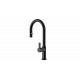 Grifo de cocina OVAL 9382 NEGRO. 116020015. Negro. extraible. Sobre encimera