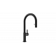Grifo de cocina OVAL 9382 NEGRO. 116020015. Negro. extraible. Sobre encimera