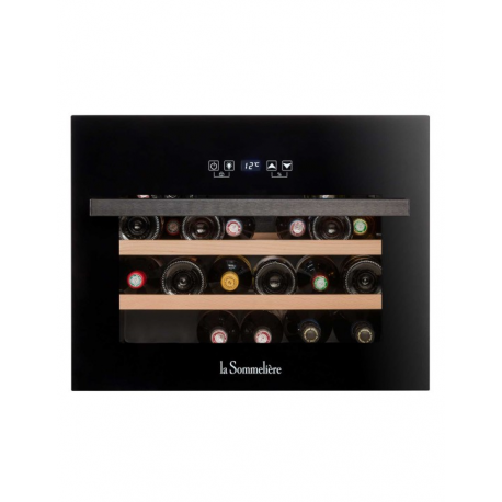 Vinoteca empotrable LA SOMELIERE LSBI28B. 28 Botellas, Empotrable. Clase F