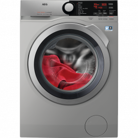 lavadora carga frontal AEG L7FEE842S, 8 Kg, de 1400 r.p.m., Inoxidable, Clase B