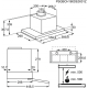 Campana Integrada AEG DPE4641M. 60 cm. Integrable. Calse C