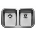 Fregadero bajo encimera TEKA BE 2C 765. 10125150, Dos cubetas, Inoxidable