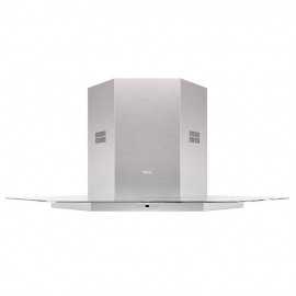 Campana decorativa TEKA ESQUINA DQ2 985 INOX CRISTAL. 40477002, 90 cm, Inoxidable, Clase A