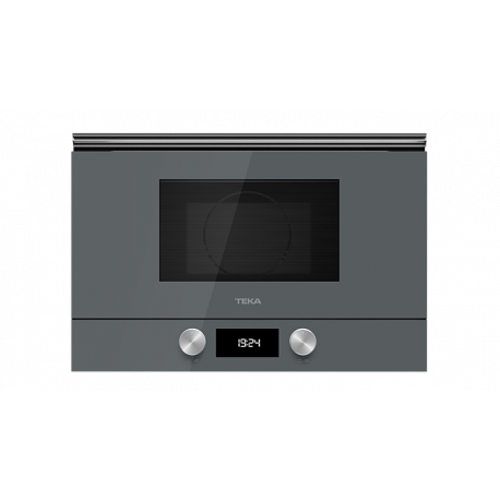 Microondas integrable TEKA ML 8220 BIS L CRISTAL ST GREY. 112030002, Sin Grill, Silver, Más de 21 litros