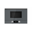 Microondas integrable TEKA ML 8220 BIS L CRISTAL ST GREY. 112030002, Con Grill, Silver