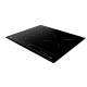 Encimera inducción TEKA IZC 63015 MSS. 112520017, 3 zonas, Negro, acabado biselado, Sin zona gigante