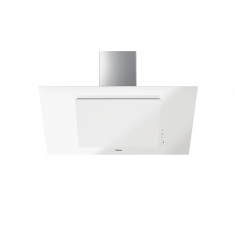 Campana decorativa TEKA DVT PRO 98660 TBS CRISTAL BLANCO. 112930044, 90 cm, Blanco, Clase A+