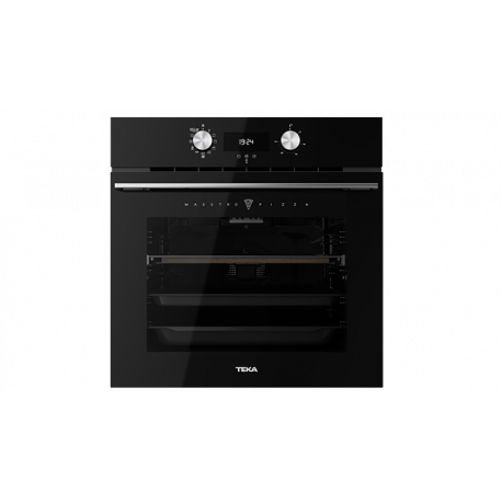 Horno multifunción TEKA MAESTRO PIZZA HLB 8510 P CRISTAL NEGRO. 111000046, Pirolítico, Negro, Clase A+