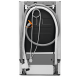 Lavavajillas integrable 45 cm ELECTROLUX EEA71210L, 9 cubiertos, Integrable, Clase E