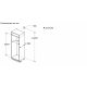 Combi integrable BOSCH KBN96VSE0. Infinity, Solo Congelador No Frost, Integrable,
