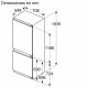 Combi integrable BOSCH KBN96VSE0. Infinity, Solo Congelador No Frost, Integrable,