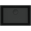 Fregadero bajo encimera FRANKE MRG 110-62 BLACK COLLEC FREG. MARIS. 125.0697.318. Una cubeta, Negro, acabado sintético. Para mueble de 80 cm