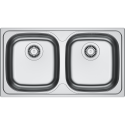 Fregadero sobre encimera FRANKE SKN 620-78 FREG SPARK. 101.0712.803. Una cubeta, Inoxidable, acabado acero. Para mueble de 80 cm