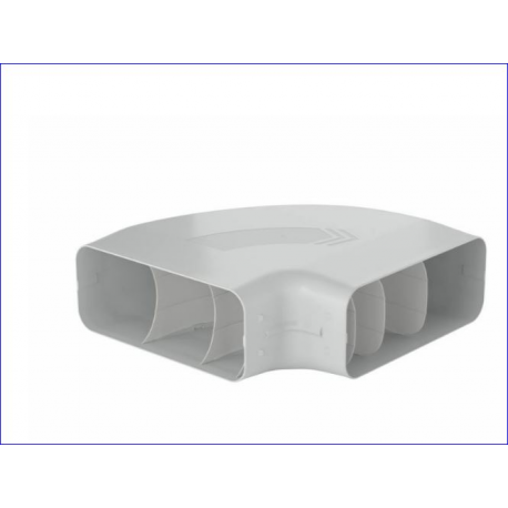 TECSY-AIR 4051006 PERFECT CLIP GRIS  150 CODO HORIZONTAL DE 90º