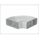 TECSY-AIR 4051006 PERFECT CLIP GRIS 150 CODO HORIZONTAL DE 90º